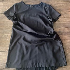 Banana Republic black dress. Size XS. Pleated detail on back of dress.